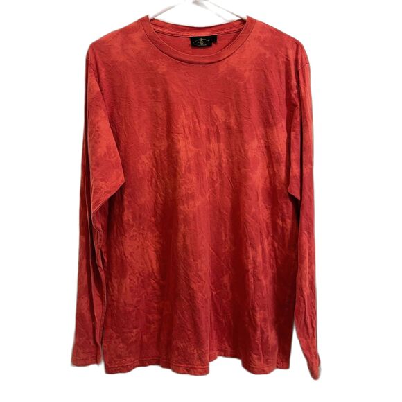 CHRISTIAN AUDIGIER Orange Ed Hardy Pullover Sweater Top Shirt Mens Size Large - Picture 2 of 9